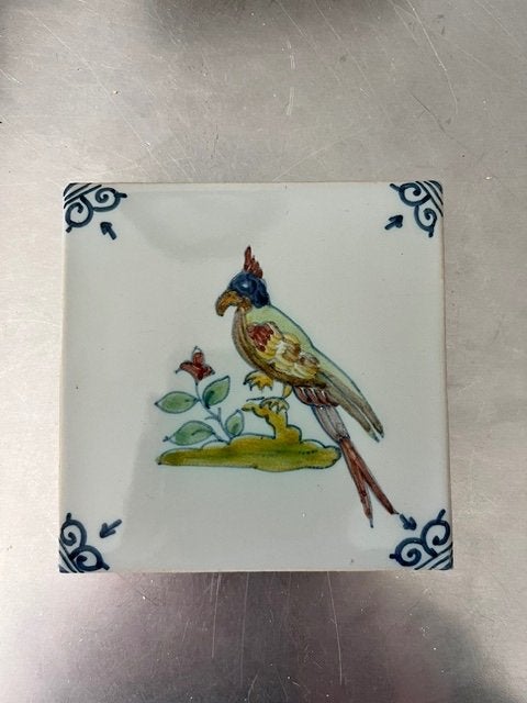 Prachtig tegeltje Koninklijke Tichelaar Makkum, Antiek en Kunst, Ophalen of Verzenden