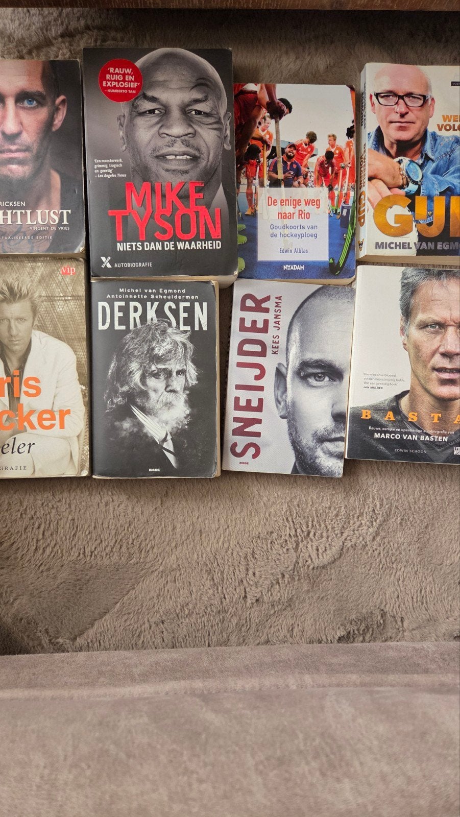 Diverse sport biografieën - per stuk of alles in 1koop, Ophalen of Verzenden, Gelezen, Balsport
