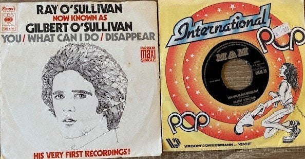 Gilbert O'Sullivan	We will/Claire/Matrimony/GetDown/OoohBaby, Ophalen of Verzenden, Zo goed als nieuw, Pop, Single