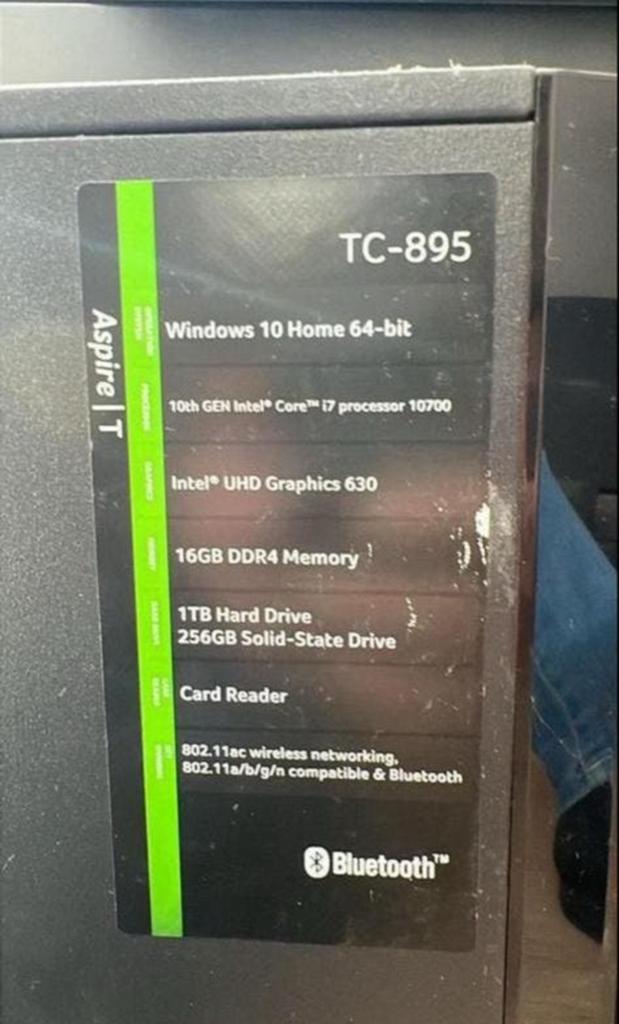 Acer TC-895 / Acer TC-1660 / Acer TC-886 / Acer TC-1760 / HP, Gebruikt, HDD, Ophalen of Verzenden, Met videokaart