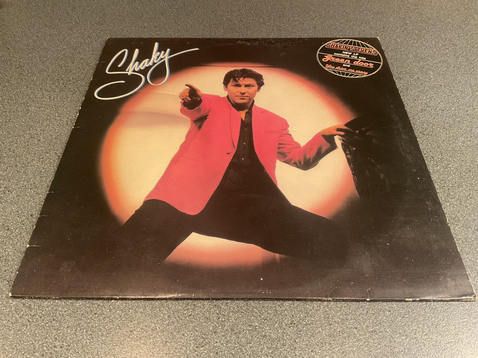 Shakin’ Stevens - Shaky Vinyl LP, Cd's en Dvd's, Vinyl | Rock, Ophalen of Verzenden, Gebruikt, 12 inch, Poprock