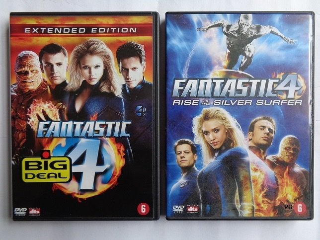 Fantastic 4, Deel 1 en 2 (Marvel Dvdset), Cd's en Dvd's, Engels, Nederlands, Fantasy, Ophalen of Verzenden