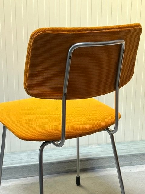 Gispen 1262 eetkamerstoelen 2x Cordemeyer vintage prijs p/st, Gebruikt, Twee, Overige kleuren, .