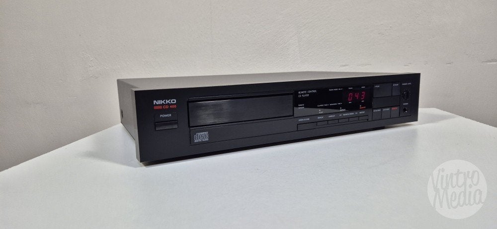 Nikko CD 400 CD-Speler | CD | Vintage | 6 Maanden Garantie, Ophalen of Verzenden, Refurbished, Overige merken