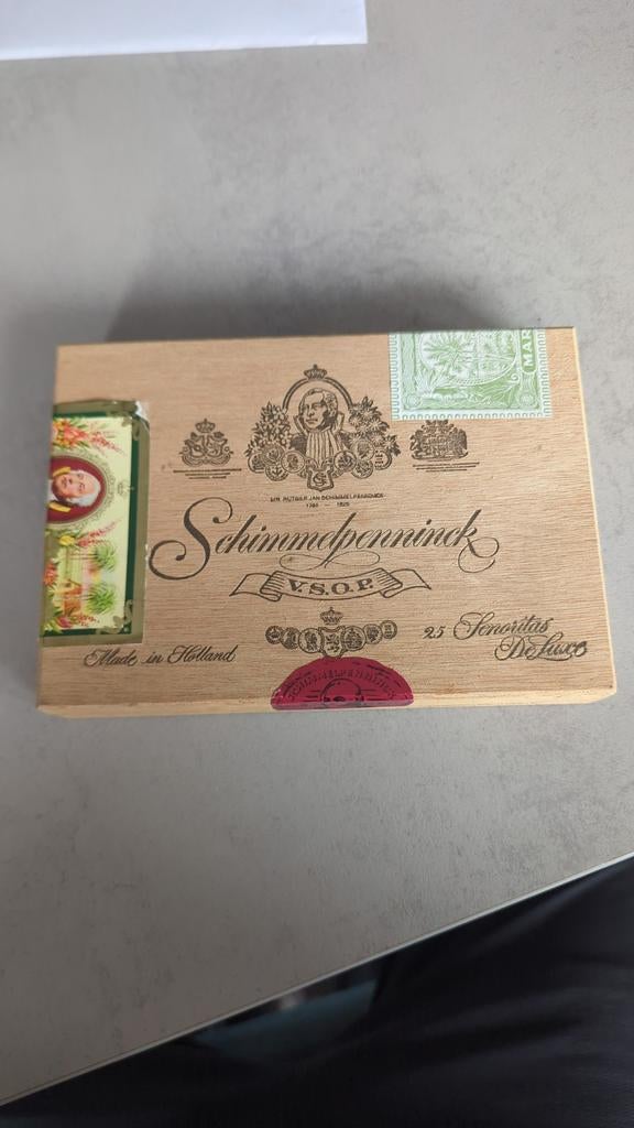 Vintage Schimmelpenninck sigarendoos, Ophalen of Verzenden