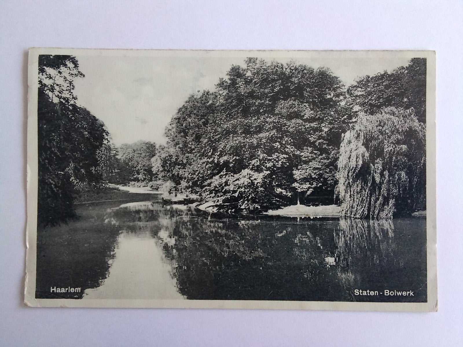 Ansichtkaart Haarlem Staten Bolwerk 1935, Ophalen of Verzenden, 1920 tot 1940, Noord-Holland