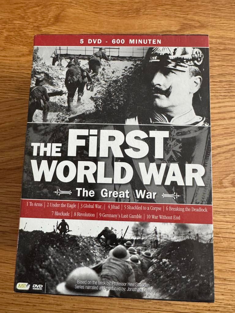 The First World War - De Grote Oorlog (5 DVD Boxset), Vanaf 16 jaar, Ophalen of Verzenden, Gebruikt, Oorlog of Misdaad