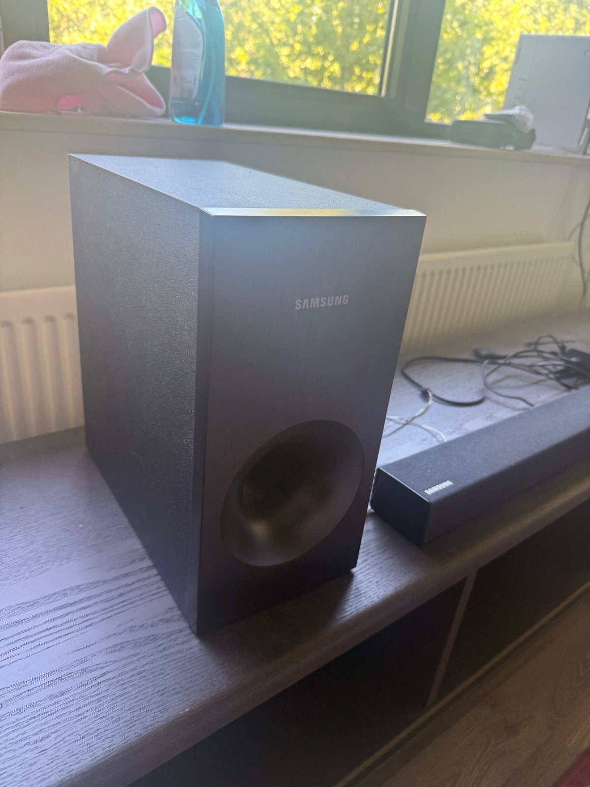 Samsung Soundbar met Subwoofer - Zo goed als nieuw, Ophalen, Met externe subwoofer, Zo goed als nieuw