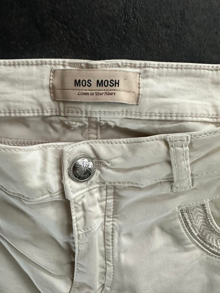 Mos Mosh Naomi Treasure Pant - Beige, Beige, Ophalen of Verzenden, Zo goed als nieuw, Maat 36 (S)