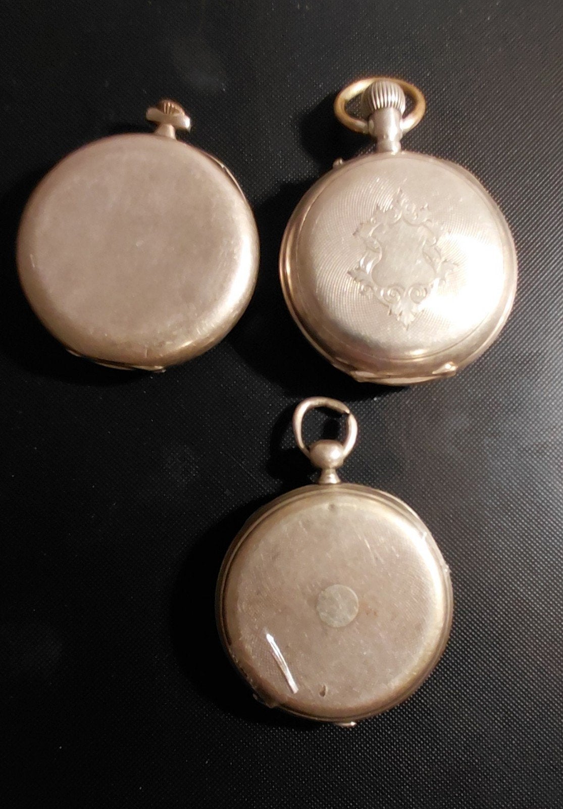 Set van 3 Antieke Zakhorloges - Thales en Onbekend, Overige merken, Overige materialen, Zakhorloge, Verzenden