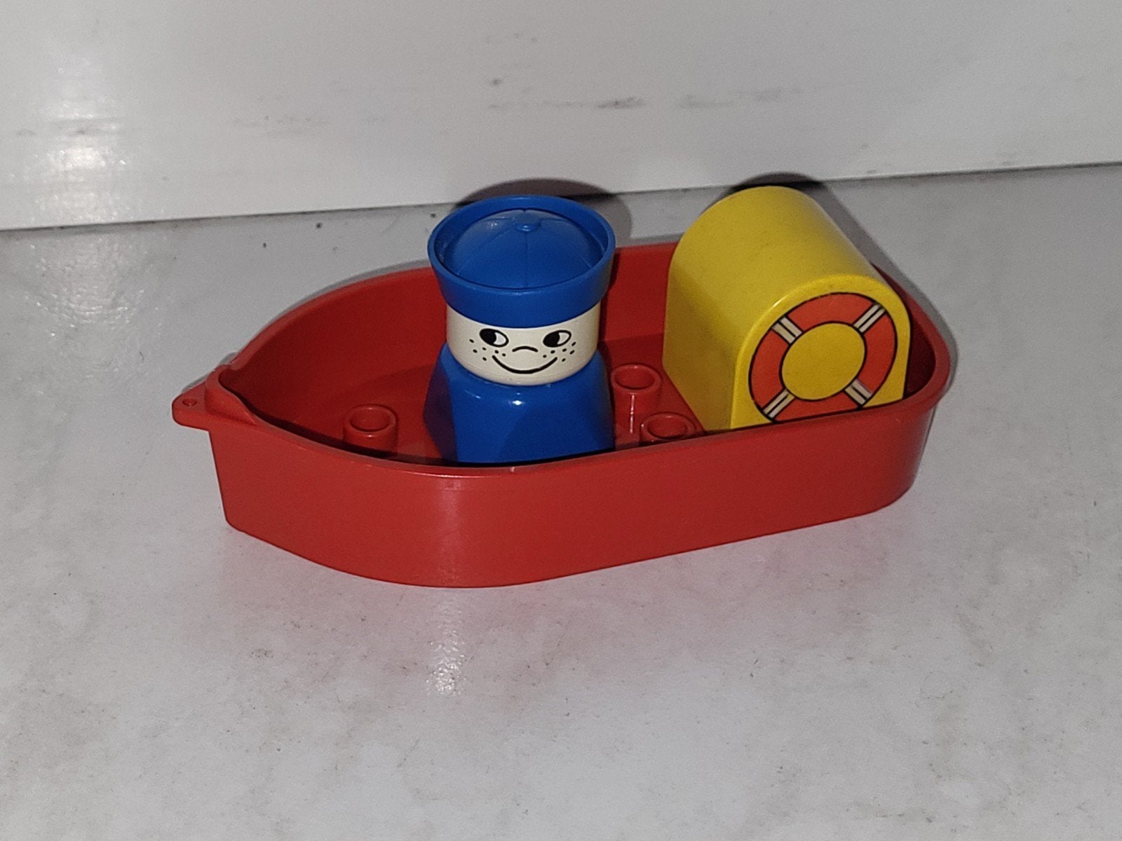 Duplo bootje met poppetje, Kinderen en Baby's, Gebruikt, Ophalen of Verzenden, Duplo, Duplo