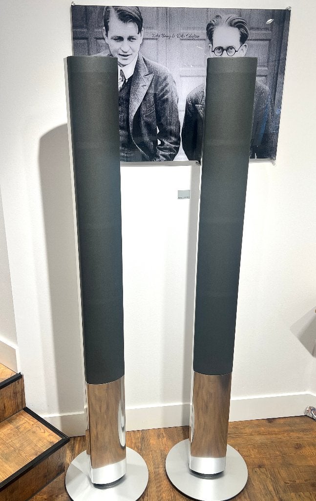 Bang & Olufsen Beolab 1 Silver Grey, 150 watt of meer, Stereo speakers, Bang & Olufsen M.Troelstra, Zo goed als nieuw