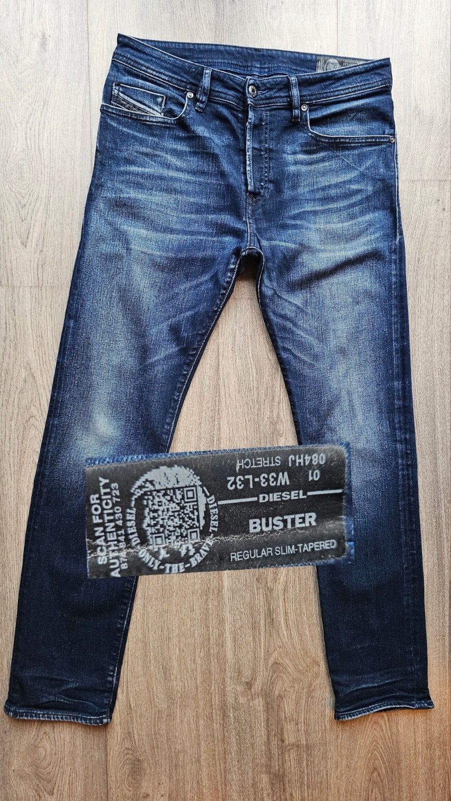 Diesel BUSTER W33 L32 * 33x32 - tapered - #D938, Kleding | Heren, Diesel, Blauw, Diesel, Ophalen of Verzenden