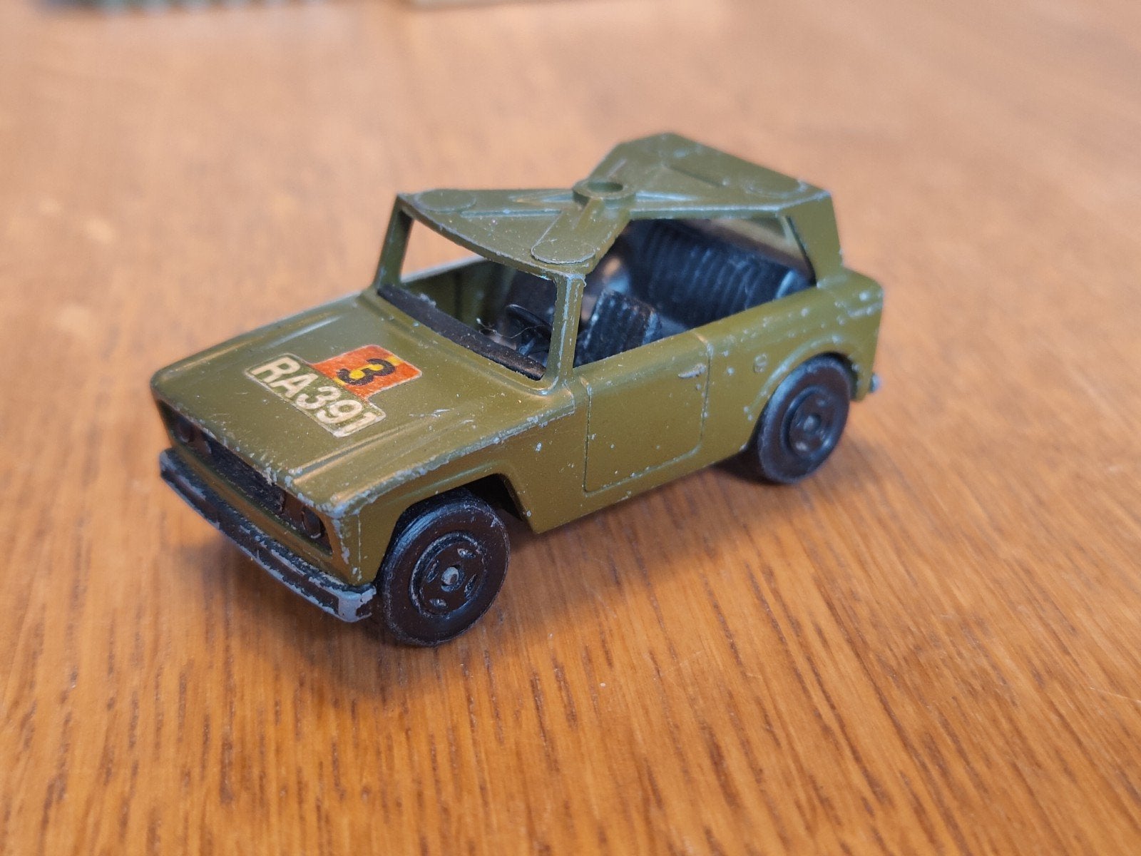 Matchbox Field Car JEEP Leger, Ophalen of Verzenden