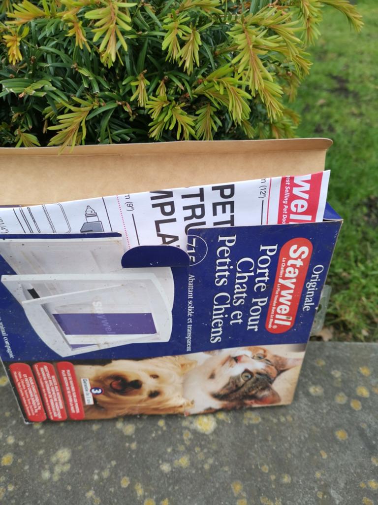 Katten of hondenluikje, Ophalen, Nieuw