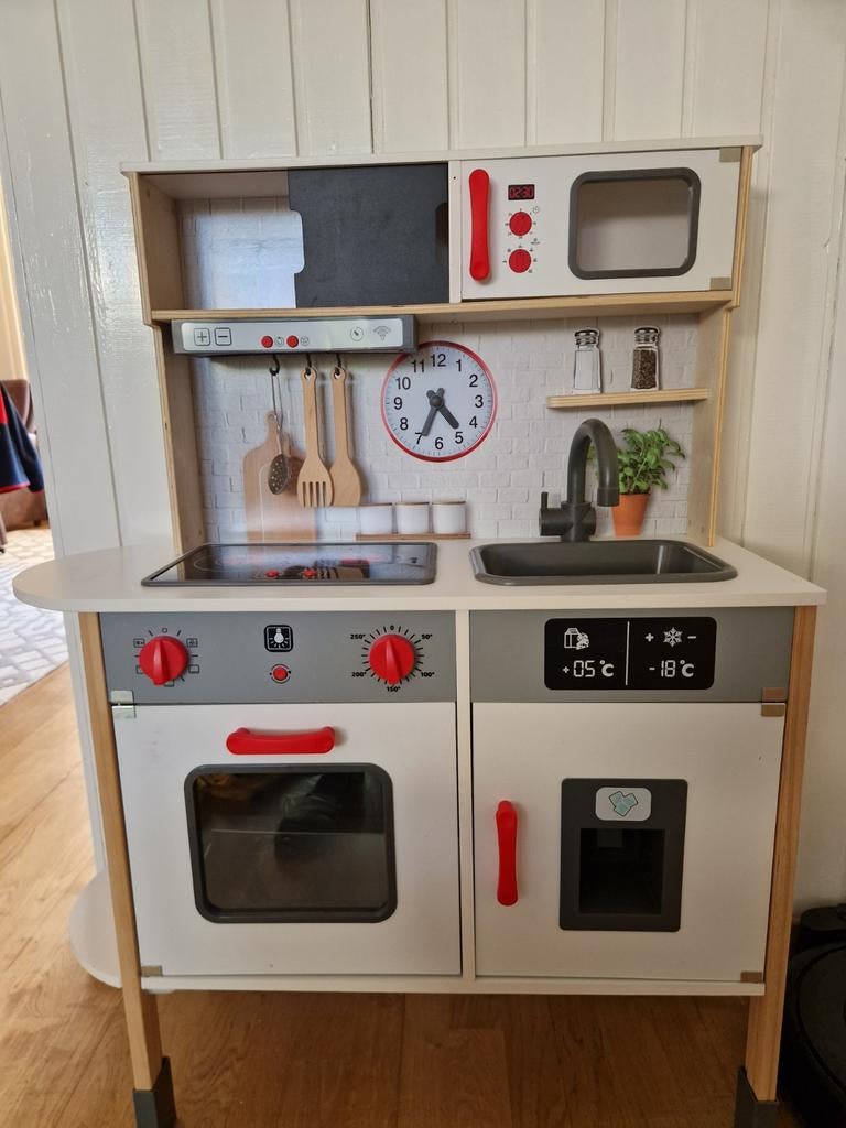 Houten Speelkeuken met Accessoires, Ophalen, Gebruikt, Jongen of Meisje