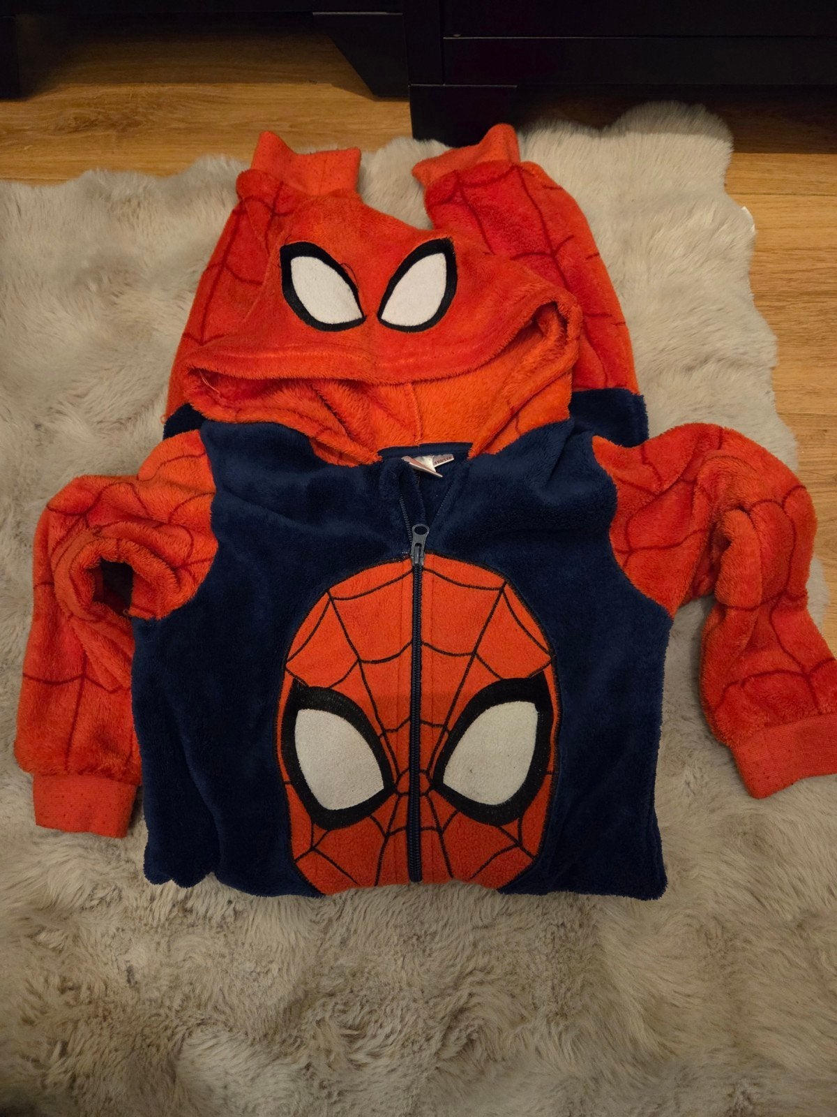 Spiderman Onesie Maat 110/116 - Naadje Los, Nacht- of Onderkleding, Gebruikt, Ophalen of Verzenden, Spiderman
