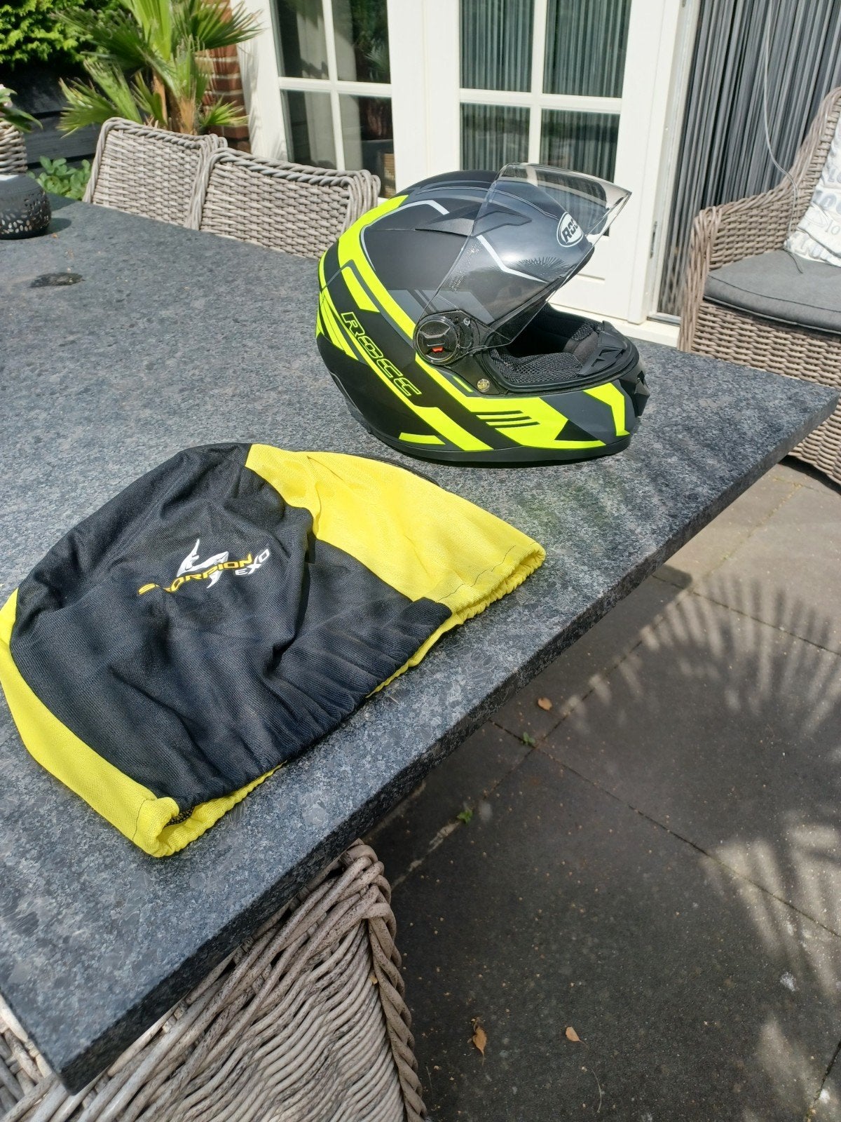 ROCC Integraalhelm - Zwart/Neon Geel maat S, Motoren, Kleding | Motorhelmen, Nieuw zonder kaartje, Integraalhelm, S, Ophalen