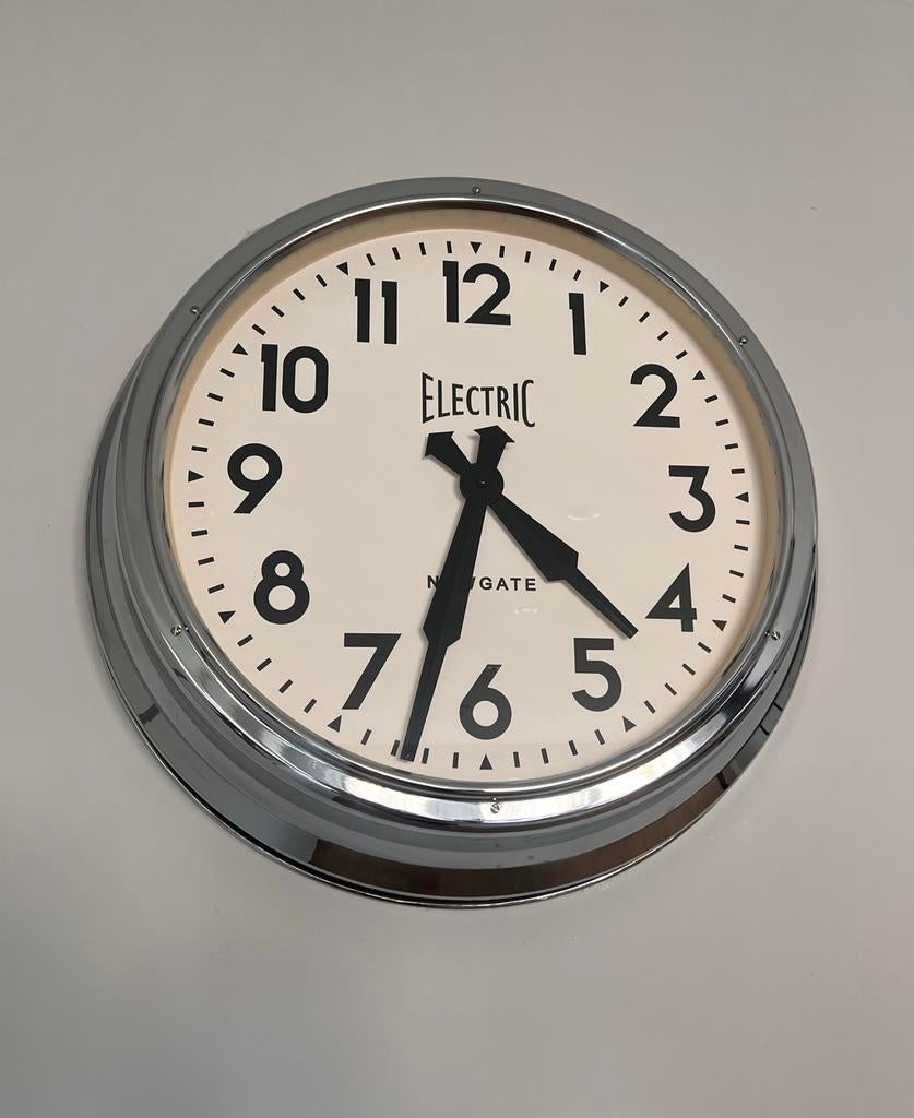Newgate England wandklok in vintage stijl, perfecte staat!!, Ophalen, Zo goed als nieuw, Analoog, Wandklok