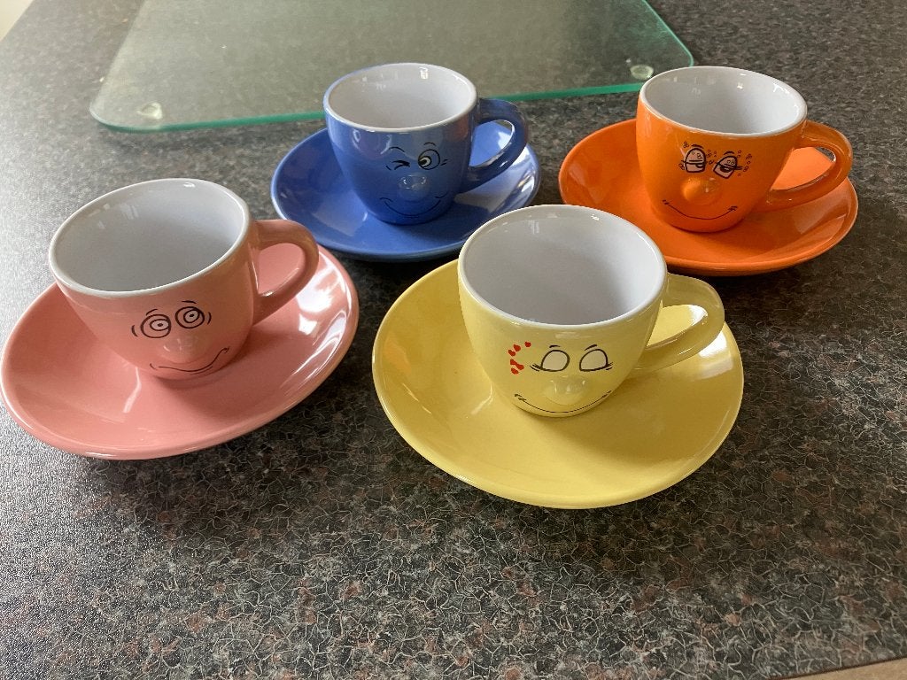 espresso kopjes, Nieuw, Ophalen of Verzenden, Overige stijlen, Kop(pen) en/of Schotel(s)