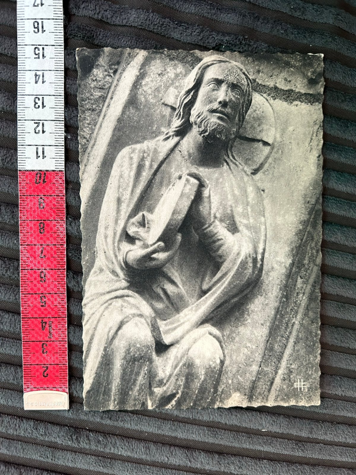 A.46. Oude kunstkaart religie kathedraal de Chartres, Verzamelen, Ansichtkaarten | Themakaarten, Ophalen of Verzenden, 1980 tot heden