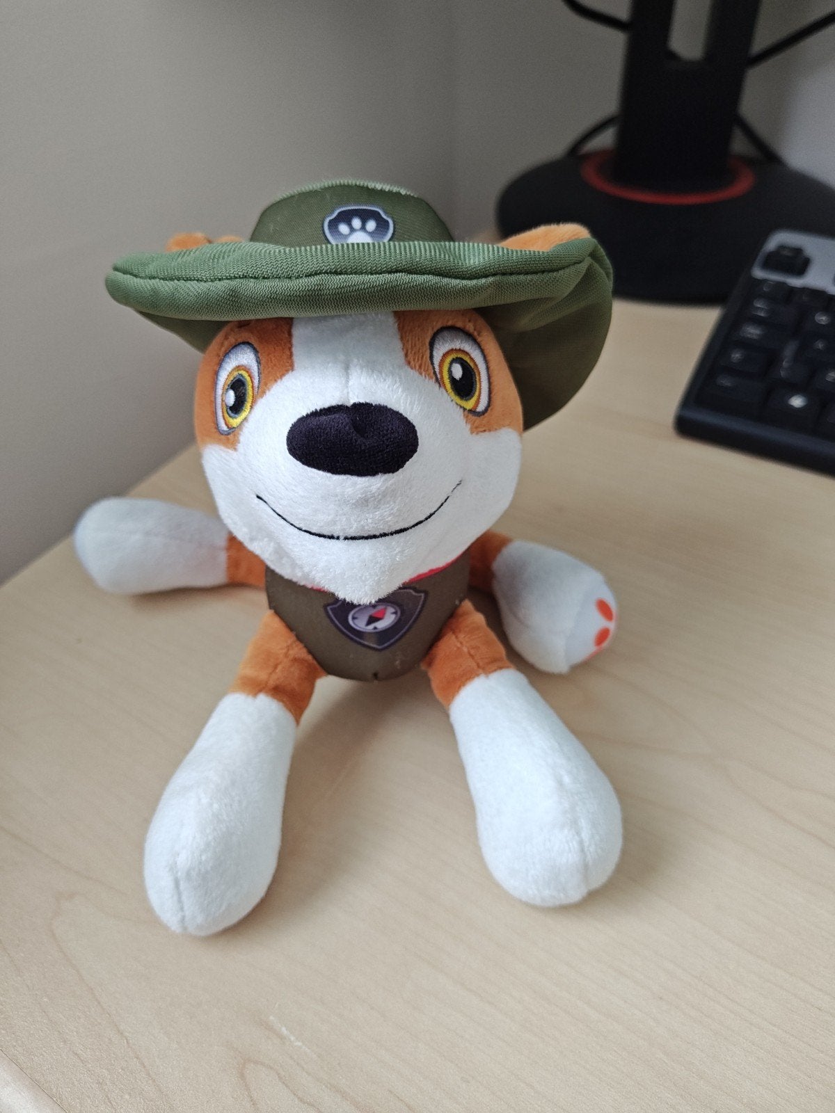 Knuffel Tracker Paw Patrol, Kinderen en Baby's, Overige merken, Klein (minder dan 20 cm), Paw Patrol, Hond