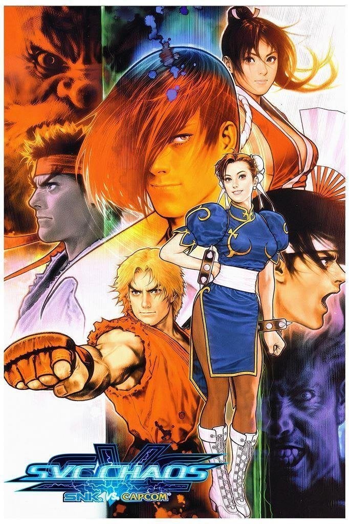 CAPCOM VS SNK svc Chaos videogame Poster, Vechten, Verzenden, 1 speler, Nieuw