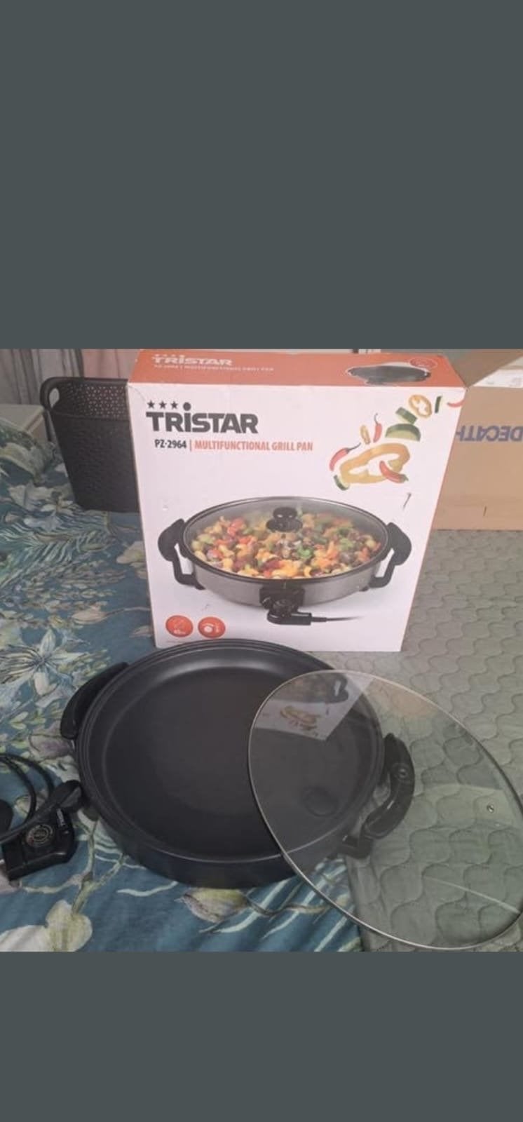 Tristar PZ-2964 Multifunctionele Grillpan - Nieuw in doos, Overige materialen, Antiaanbaklaag, Overige typen, Nieuw