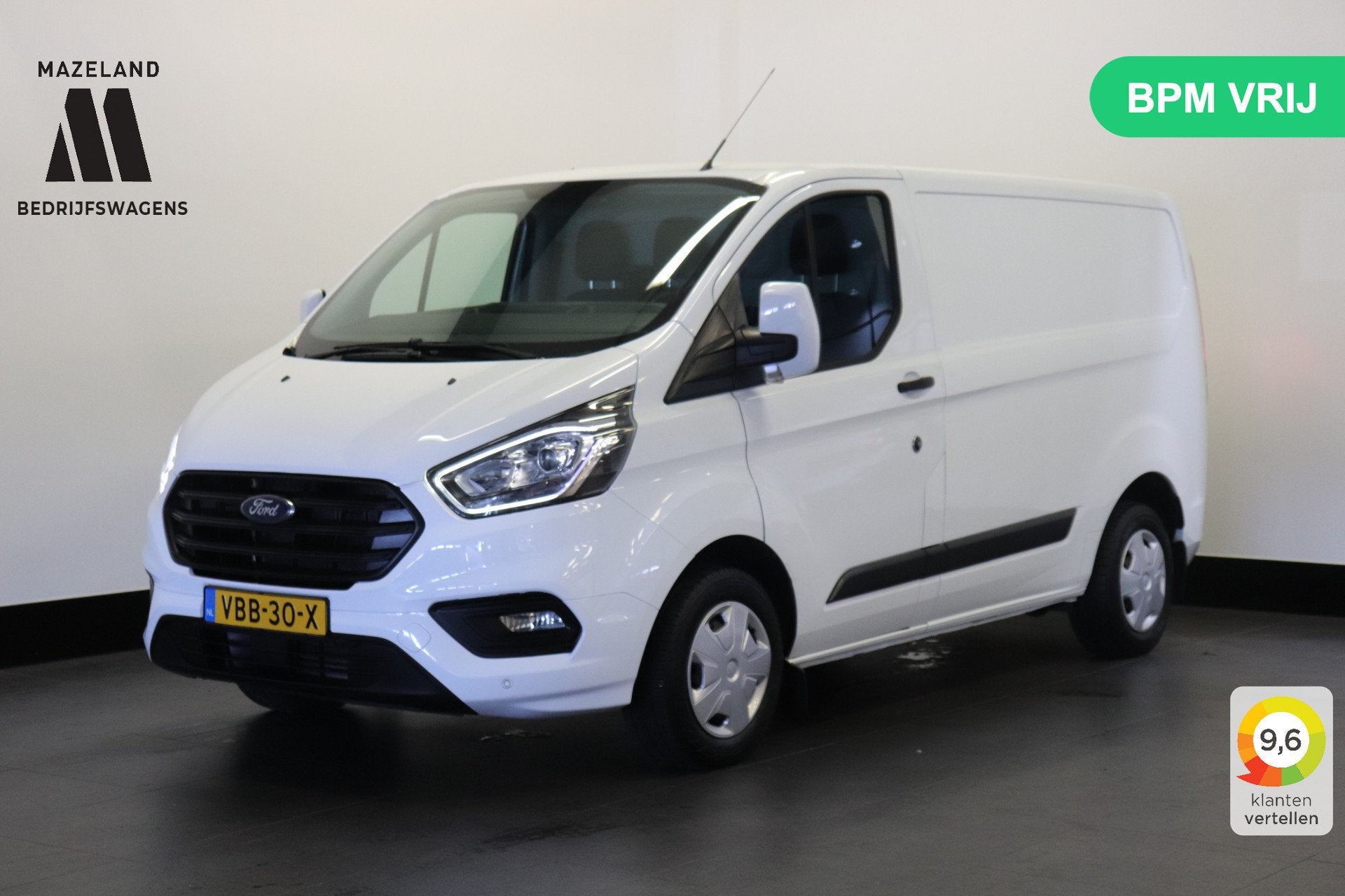 Ford Transit Custom 2.0 TDCI EURO 6 - Airco - Cruise - Trekh, Voorwielaandrijving, Stof, Gebruikt, 4 cilinders