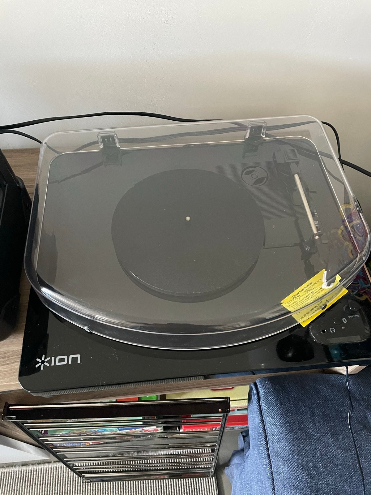ION Air LP platenspeler + SilverCrest speaker set, Gebruikt, USB-aansluiting, Platenspeler, Ophalen
