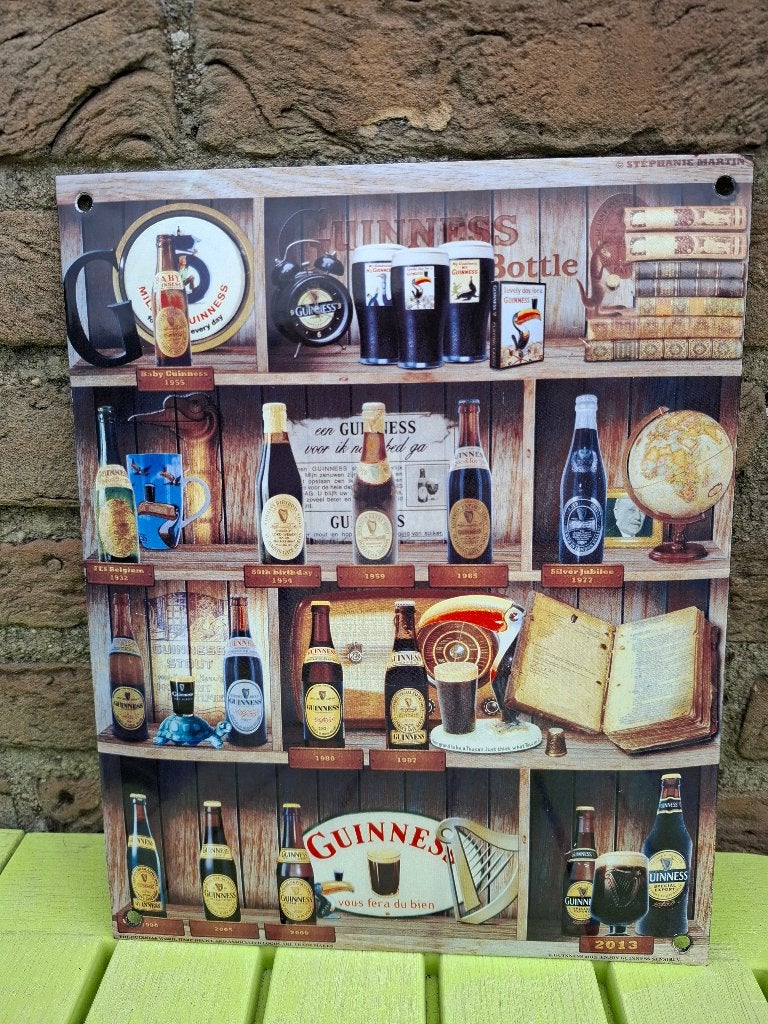 Emaillebord Guinness, Verzamelen, Biermerken, Ophalen of Verzenden, Nieuw, Reclamebord, Plaat of Schild, Overige merken