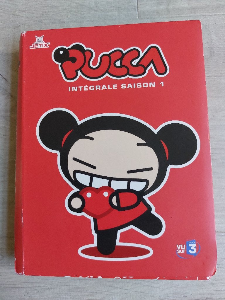 4 DVD Pucca season 1 - met cadeau sok - Franstalig, Ophalen, Zo goed als nieuw, Frans