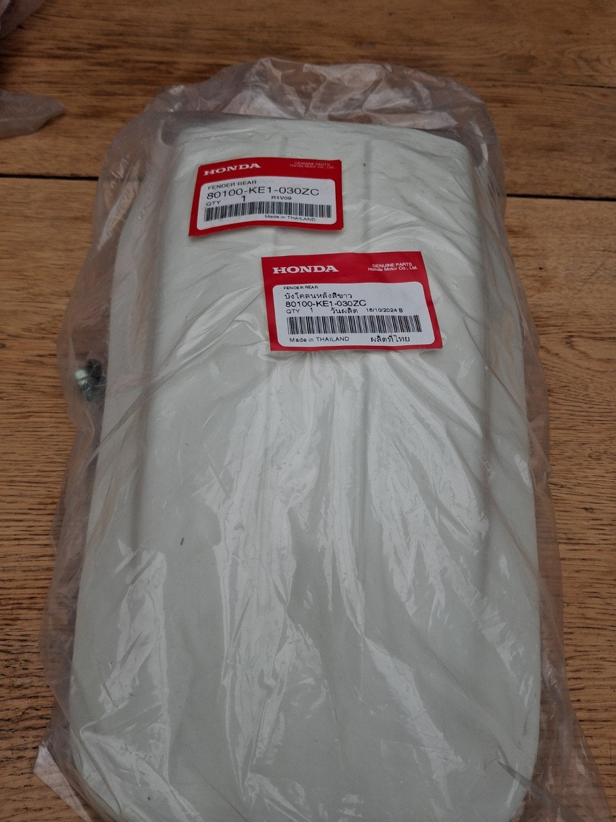 NOS Achterspatbord Wit Honda MTX R2 125 200, Ophalen of Verzenden, Nieuw
