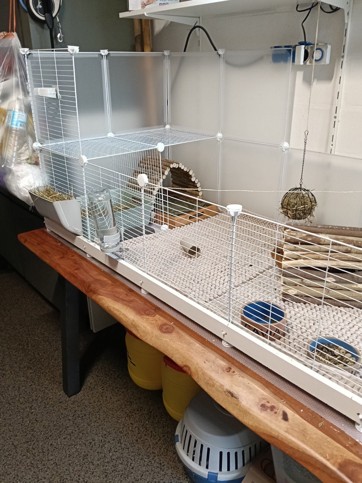 draadkooi (2 sets) caviakooi, Minder dan 75 cm, Zo goed als nieuw, Cavia, Ophalen