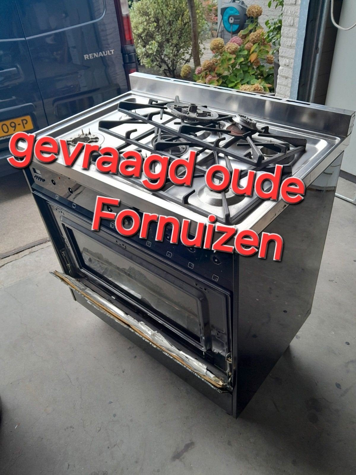 oudijzer witgoed gevraagd, Ophalen