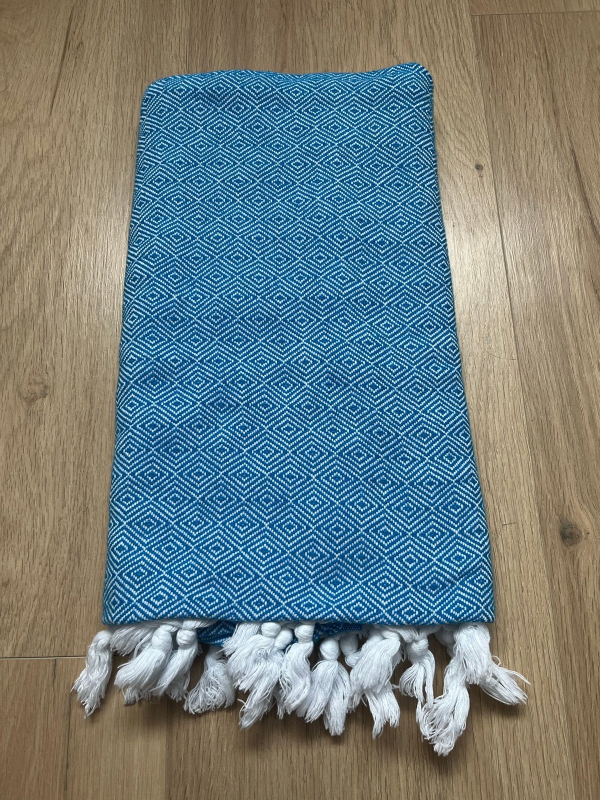 Turquoise Hamamdoek 100% Katoen - Nazar Wellness, Blauw, Overige merken, Badlaken, Ophalen of Verzenden