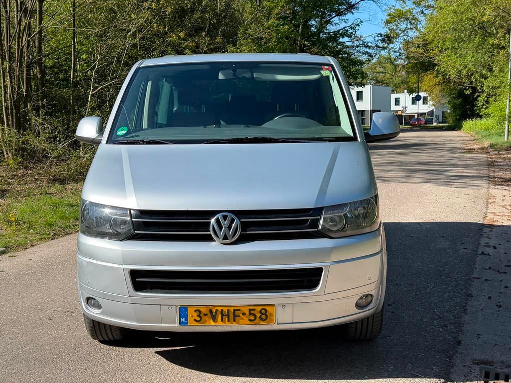 Volkswagen Transporter Multivan 2.0 TDI L1H1 Highline 103KW, Auto's, Stof, Gebruikt, Zwart, 4 cilinders