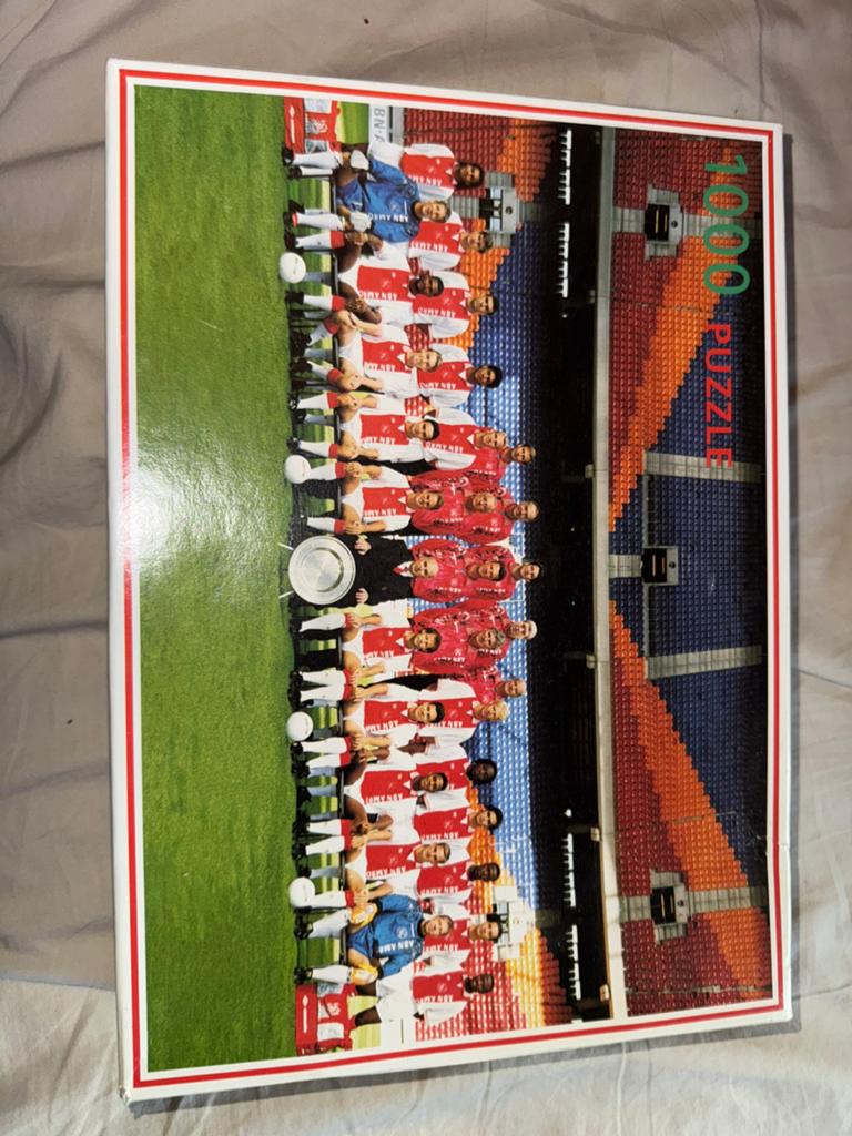 Ajax puzzel 1000 stukjes, Ophalen, 500 t/m 1500 stukjes, Gebruikt, Overige typen