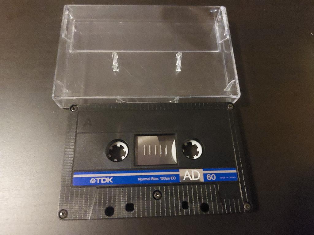 TDK AD60 (ZONDER INLAY), Cd's en Dvd's, Cassettebandjes, Overige genres, 1 bandje, Ophalen of Verzenden, Zo goed als nieuw