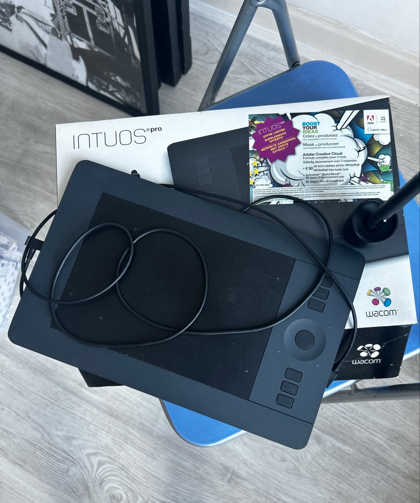 Wacom Intuos Pro Small Tekentablet - Zo goed als nieuw, Computers en Software, Tekentablets, Ophalen of Verzenden, Multi-touch
