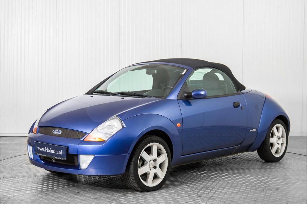 Ford Ka StreetKa 1.6 . (bj 2003), 15 km/l, Blauw, Bedrijf, Handgeschakeld
