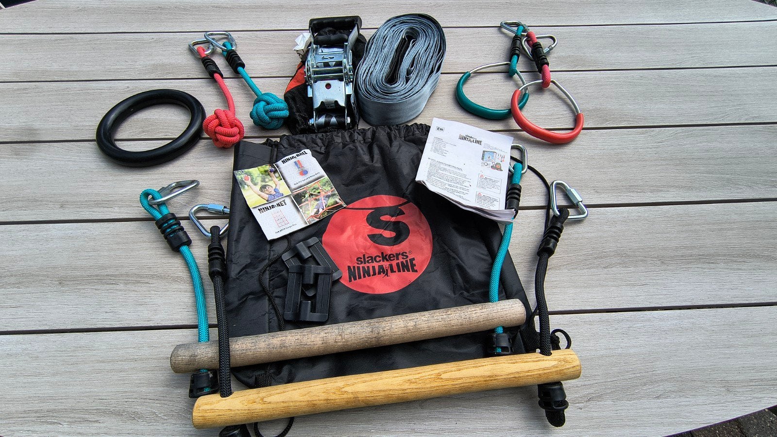 Slackers Ninjaline Slackline Set - Compleet, Ophalen, Zo goed als nieuw