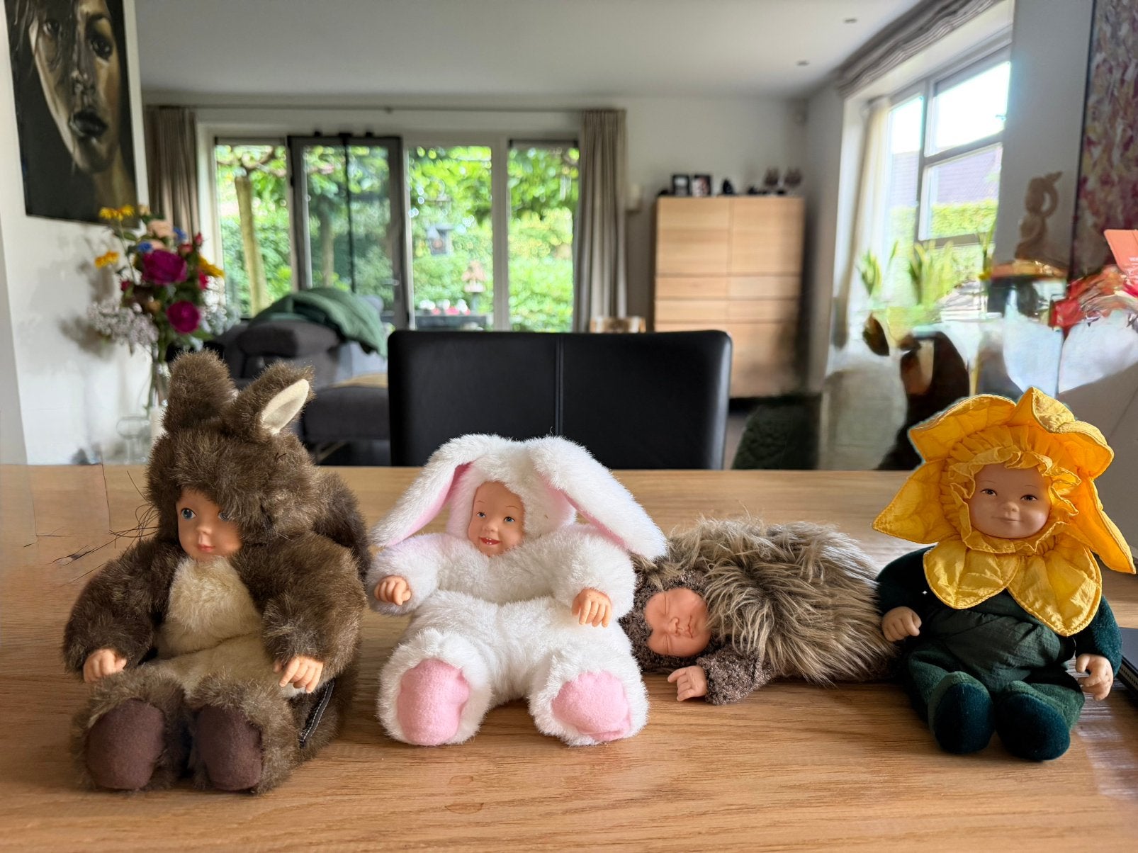 Anne geddes knuffelpoppen, Ophalen of Verzenden, Zo goed als nieuw, Pop