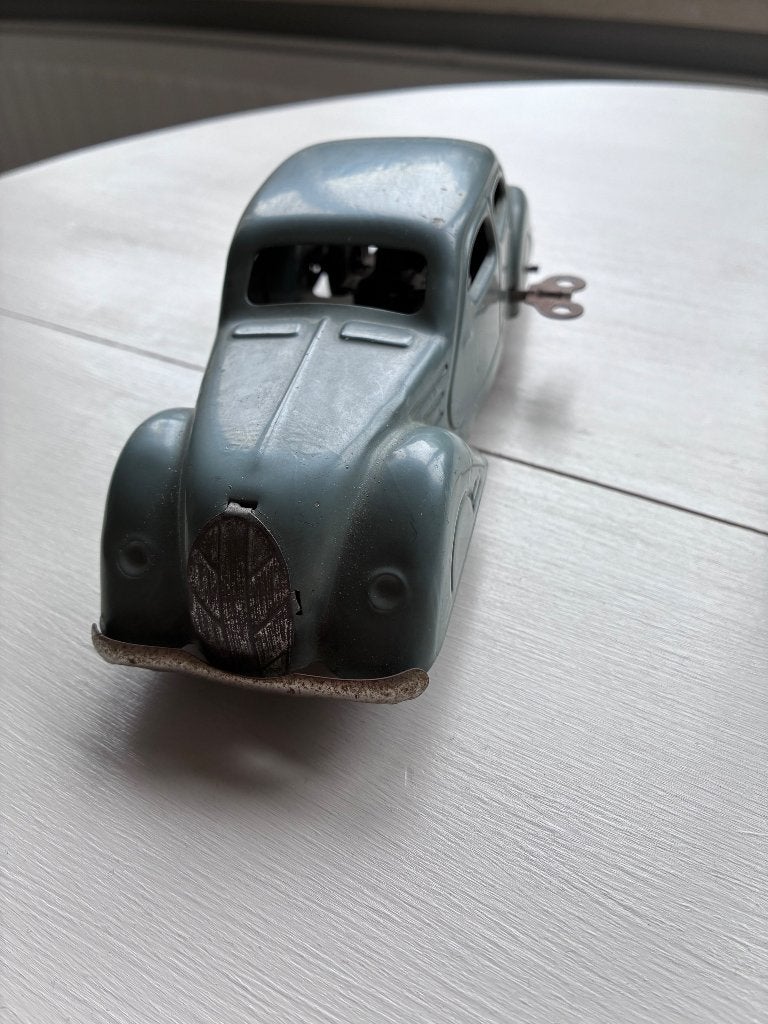 blikken speelgoedauto met opwindmechanisme. Compleet!, Antiek en Kunst, Ophalen of Verzenden