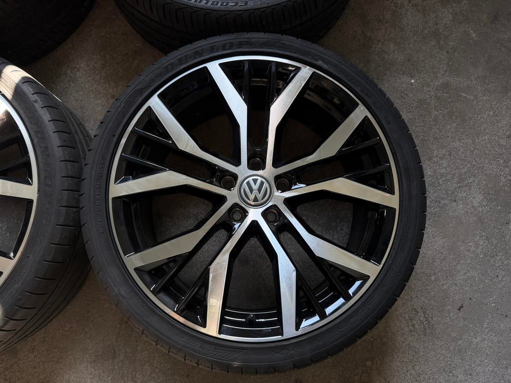 19 inch Origineel Volkswagen Santiago velgen met banden GOLF, 19 inch, Gebruikt, Banden en Velgen, Ophalen of Verzenden