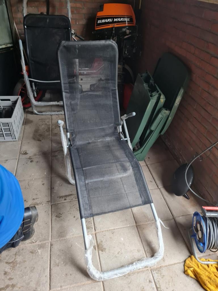 Ligstoel, Tuin en Terras, Ophalen of Verzenden, Metaal, Verstelbaar
