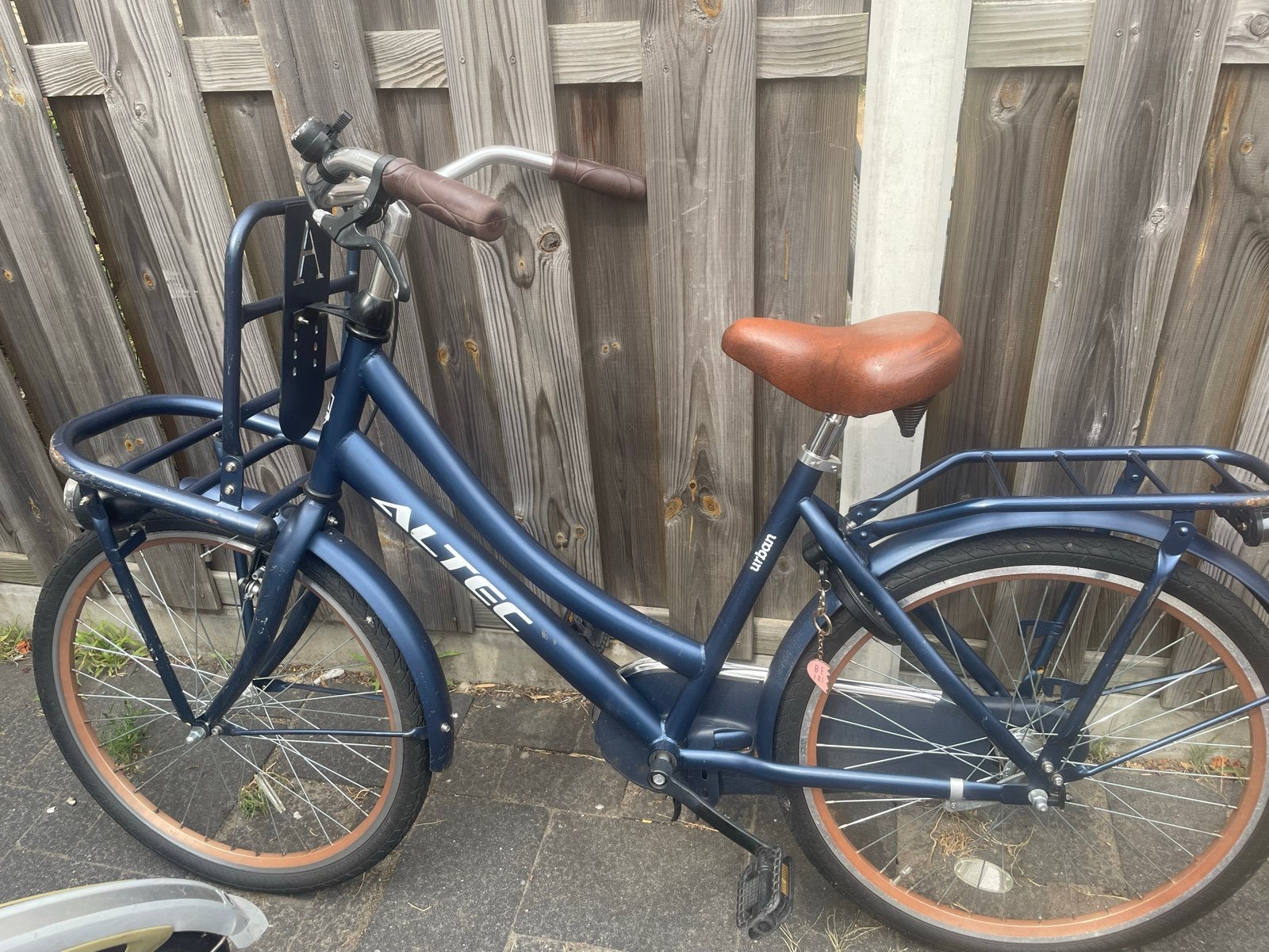 Altec Urban transportfiets - Blauw - Gebruikt, Fietsen en Brommers, Ophalen, Gebruikt, Versnellingen