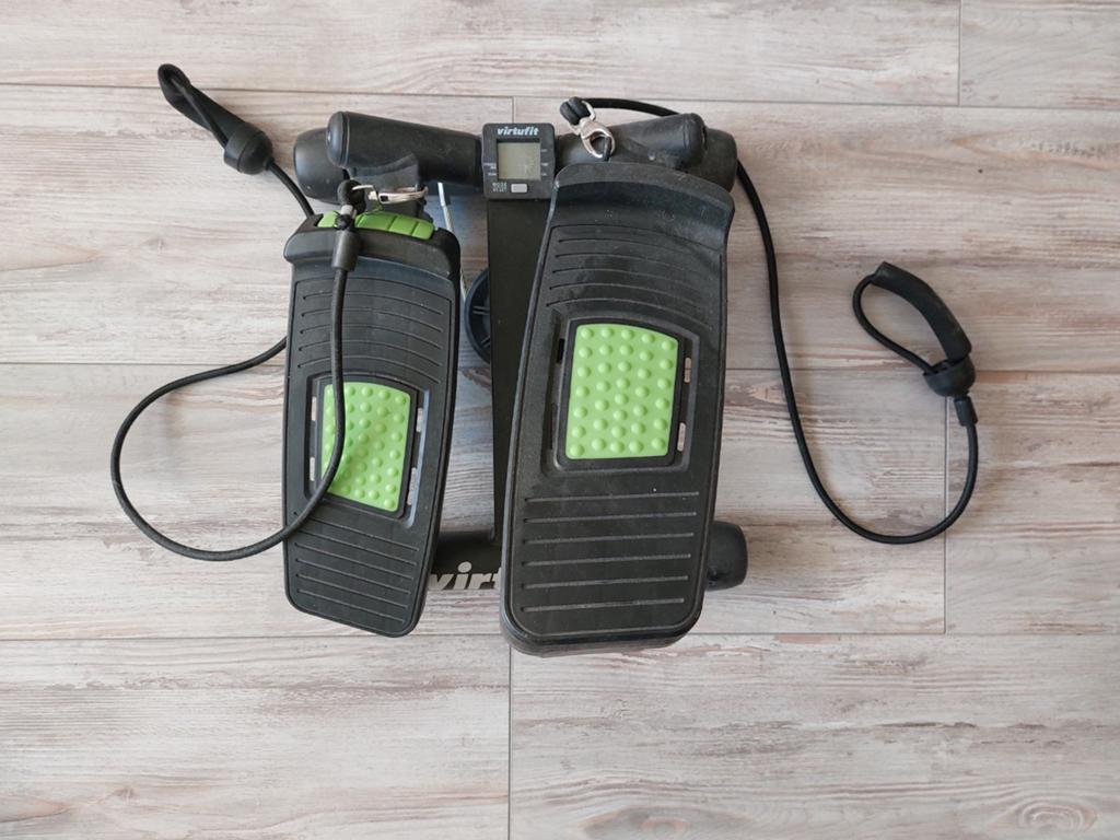 Fietstrainer met handvatten, Ophalen, Kunststof, Zo goed als nieuw, Hometrainer