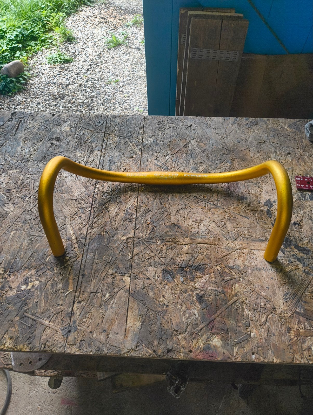 Mono-q Token Drop Bar Stuur voor Racefiets/Fixie (Goud), Gebruikt, Ophalen of Verzenden, Aluminium, Racefiets