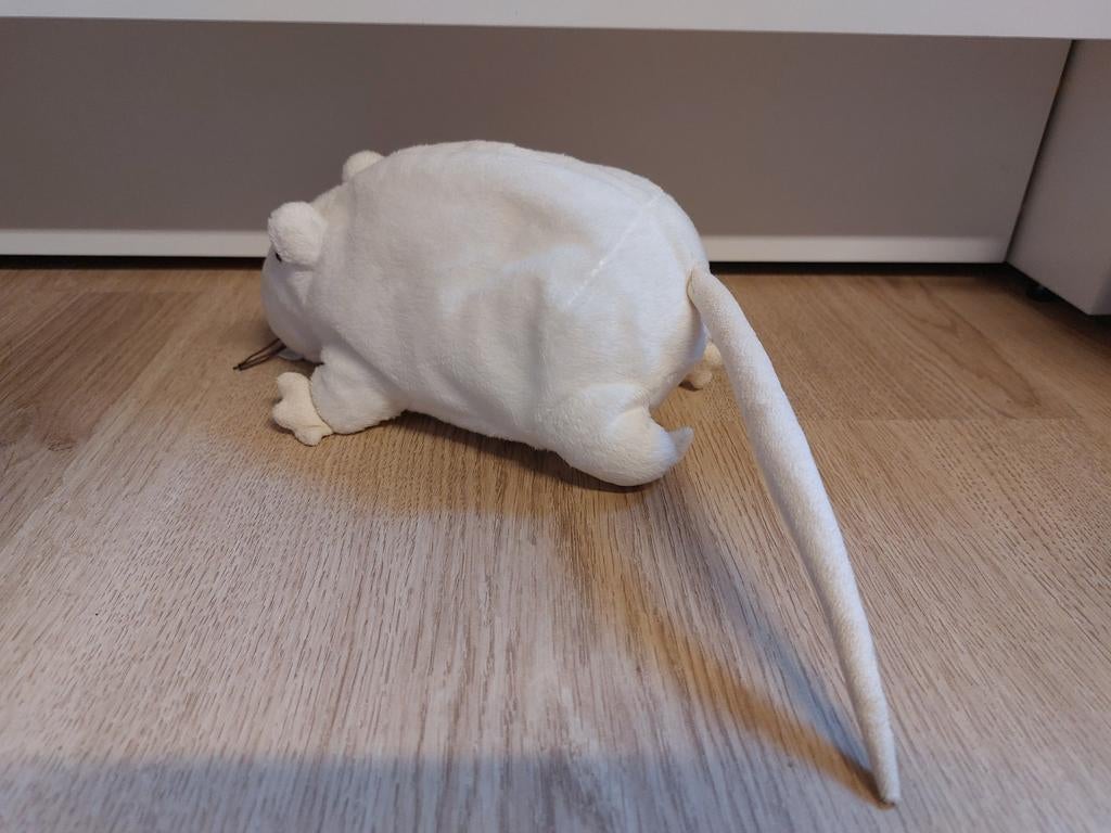 IKEA rat knuffel wit, Ophalen of Verzenden